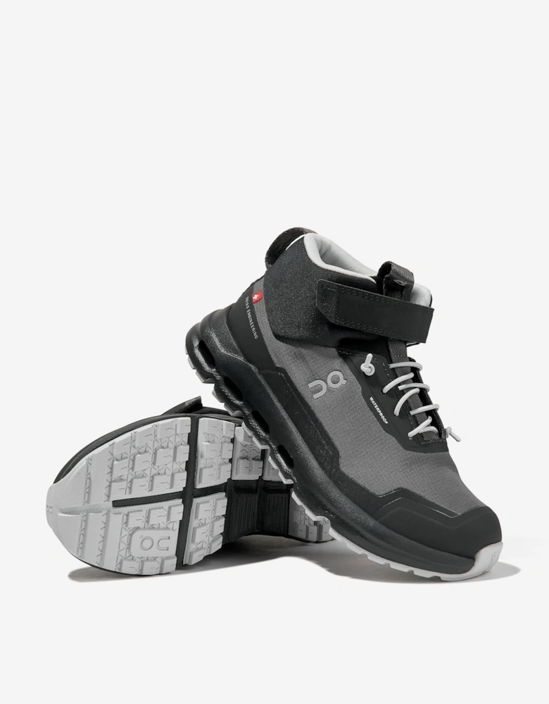 Running Kids Cloudhero Mid Waterproof Trainers in Grey