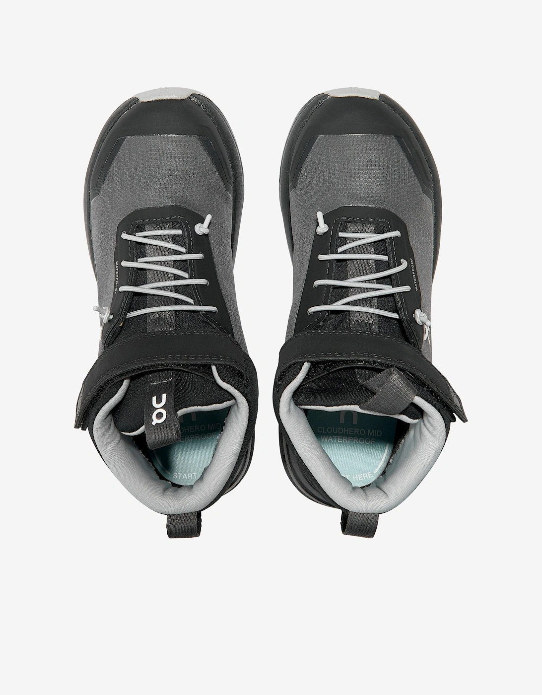 Running Kids Cloudhero Mid Waterproof Trainers in Grey
