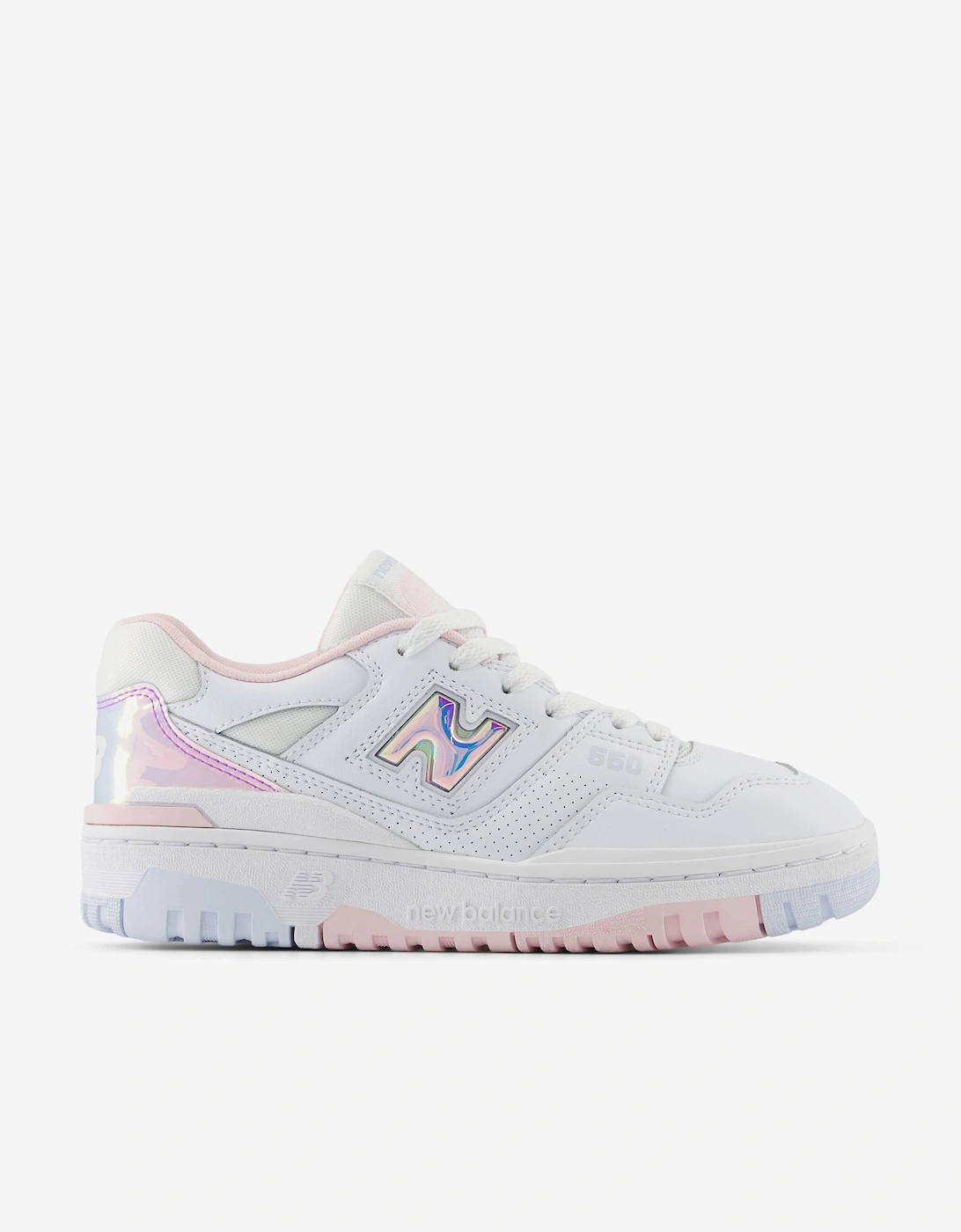 Girls 550 Trainers in White, 5 of 4