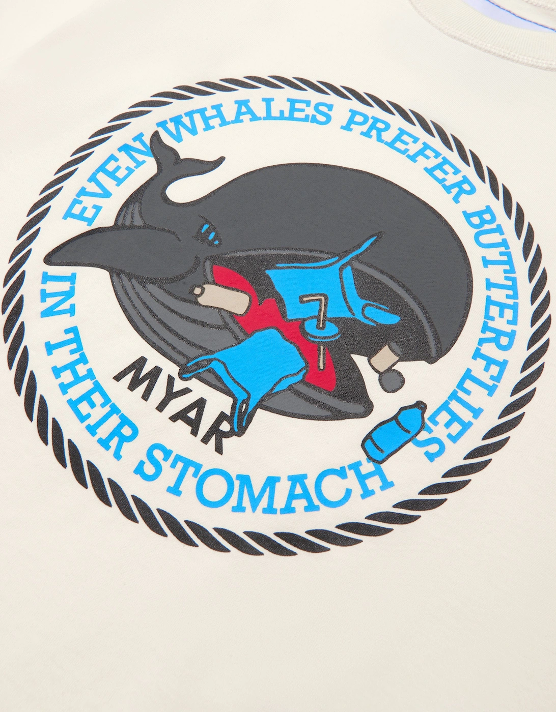 Boys Cotton Whale Print T-Shirt