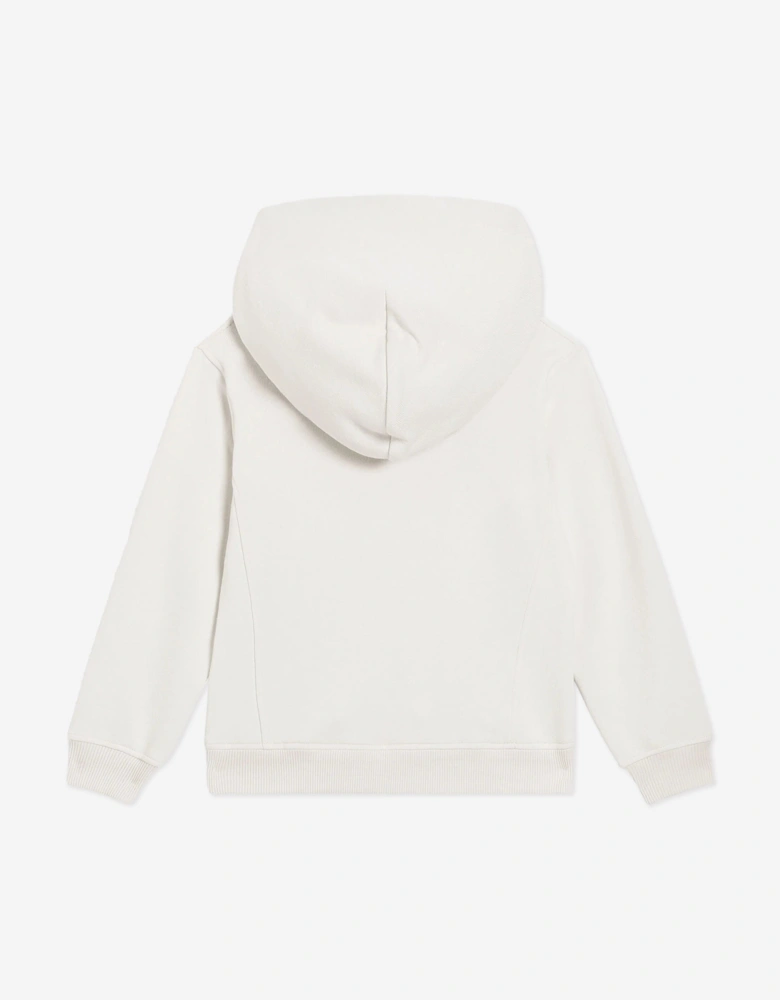 Kids Logo Hoodie in Ivory