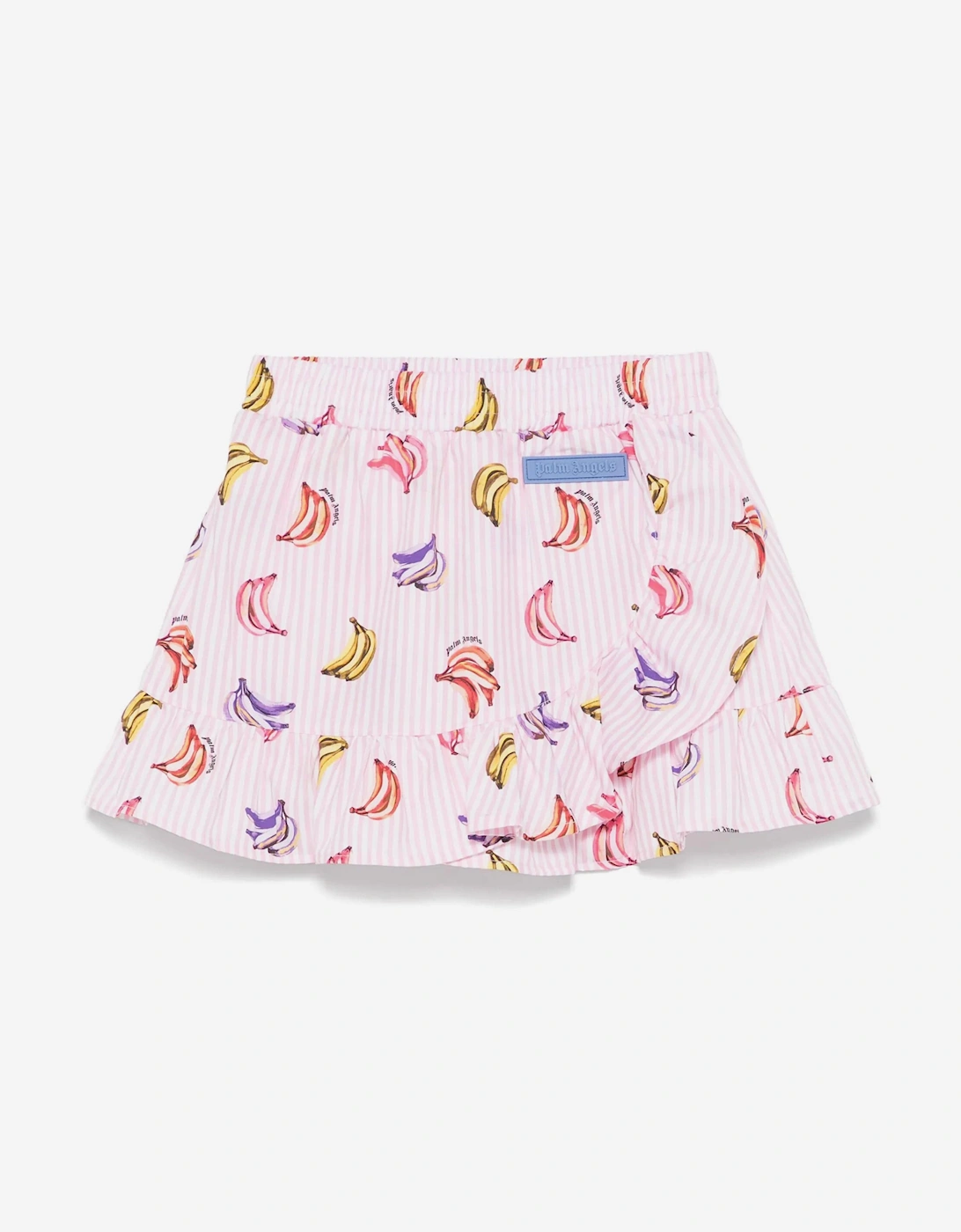 Girls AOP Bananas Mini Skirt in Pink, 6 of 5