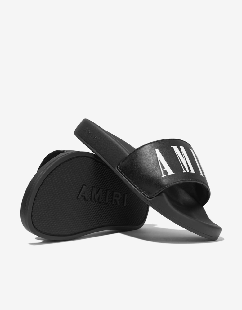 Kids Logo Sliders in Black