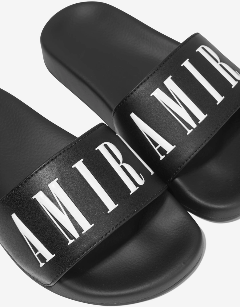 Kids Logo Sliders in Black