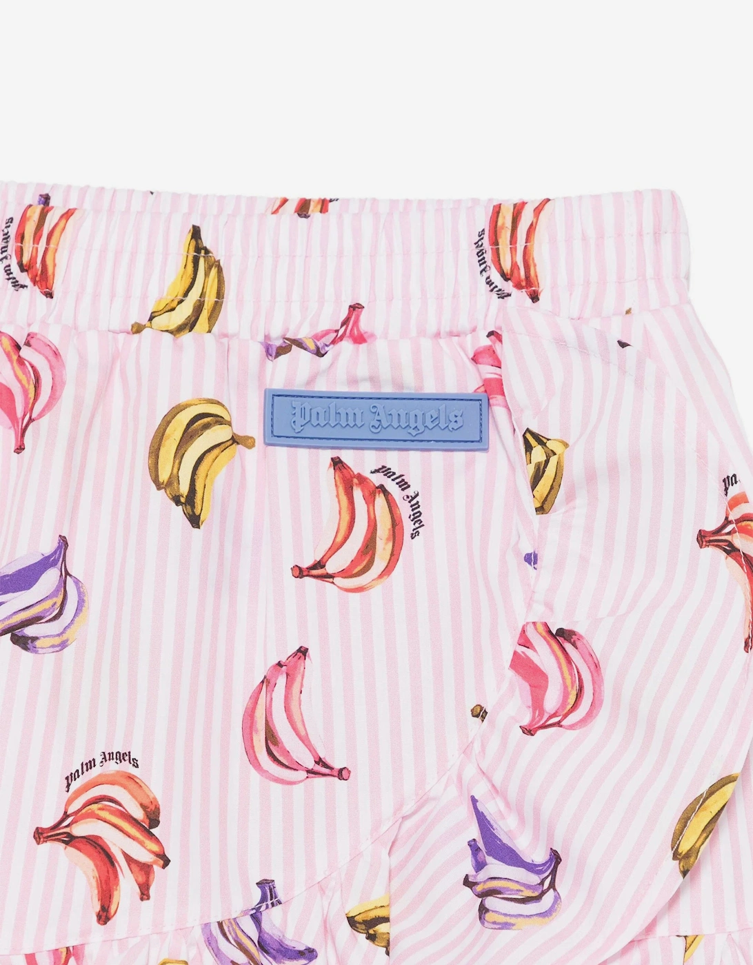 Girls AOP Bananas Mini Skirt in Pink
