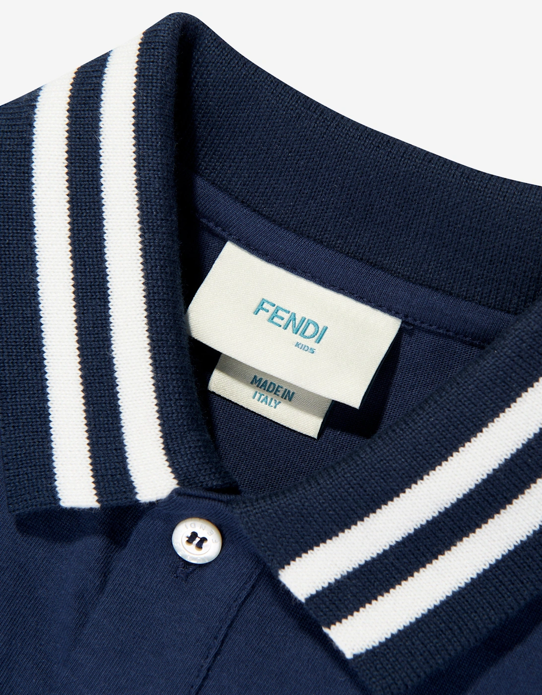 Boys Long Sleeve Polo Shirt in Navy