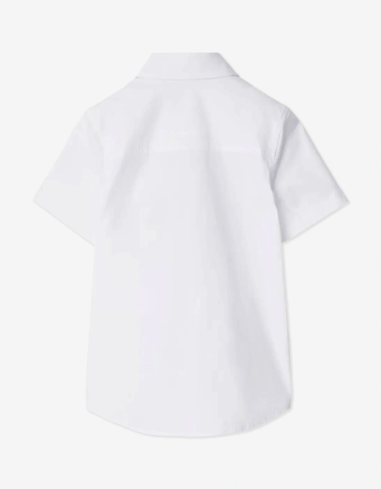 Boys Owen EKD Pocket Shirt in White