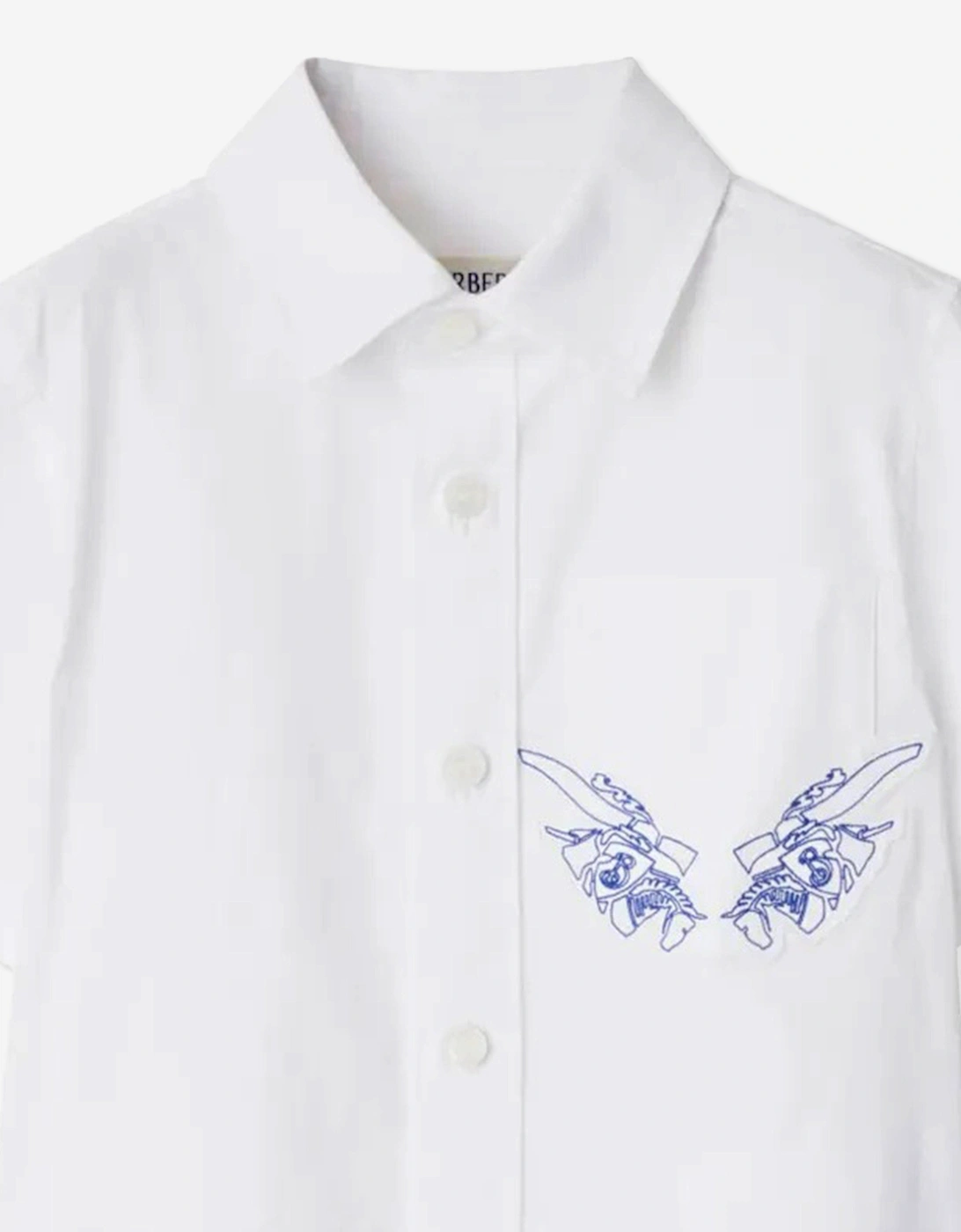 Boys Owen EKD Pocket Shirt in White