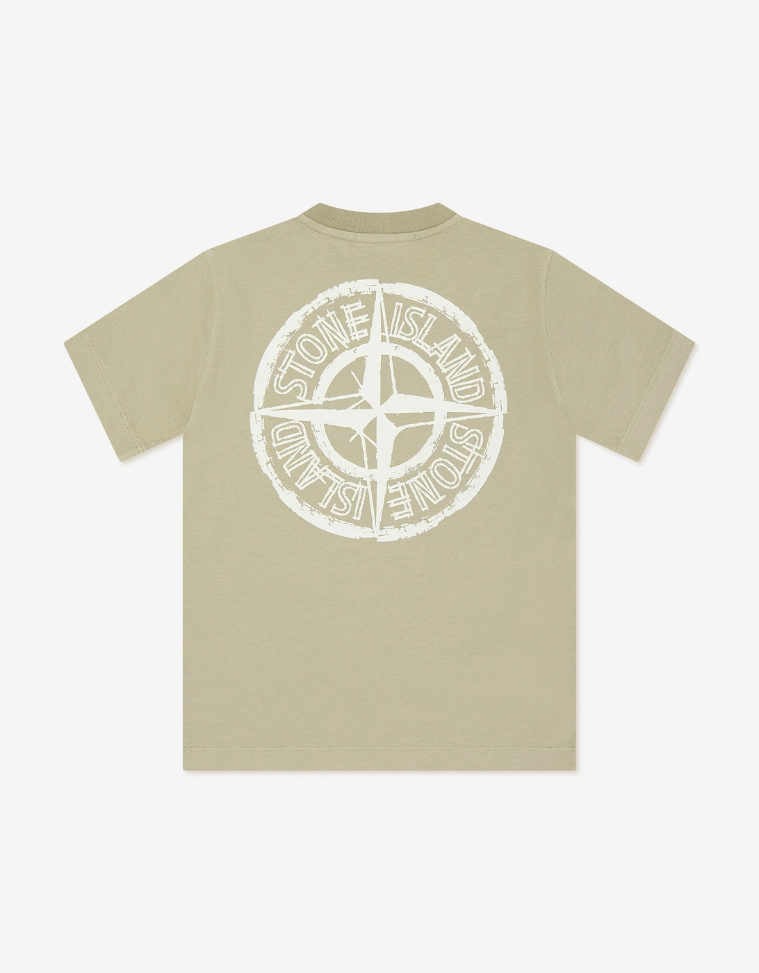 Boys Logo T-Shirt in Beige