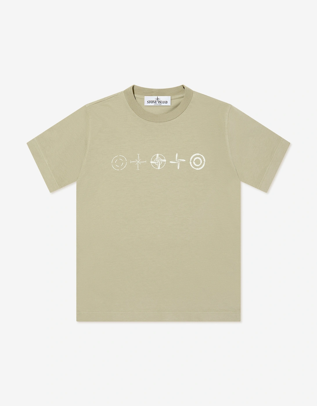 Boys Logo T-Shirt in Beige, 5 of 4