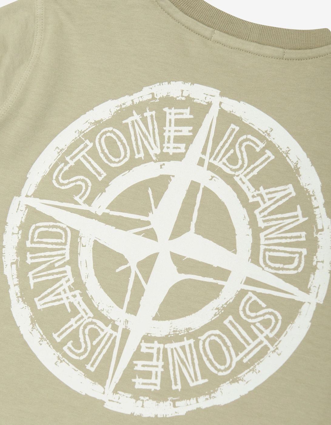 Boys Logo T-Shirt in Beige