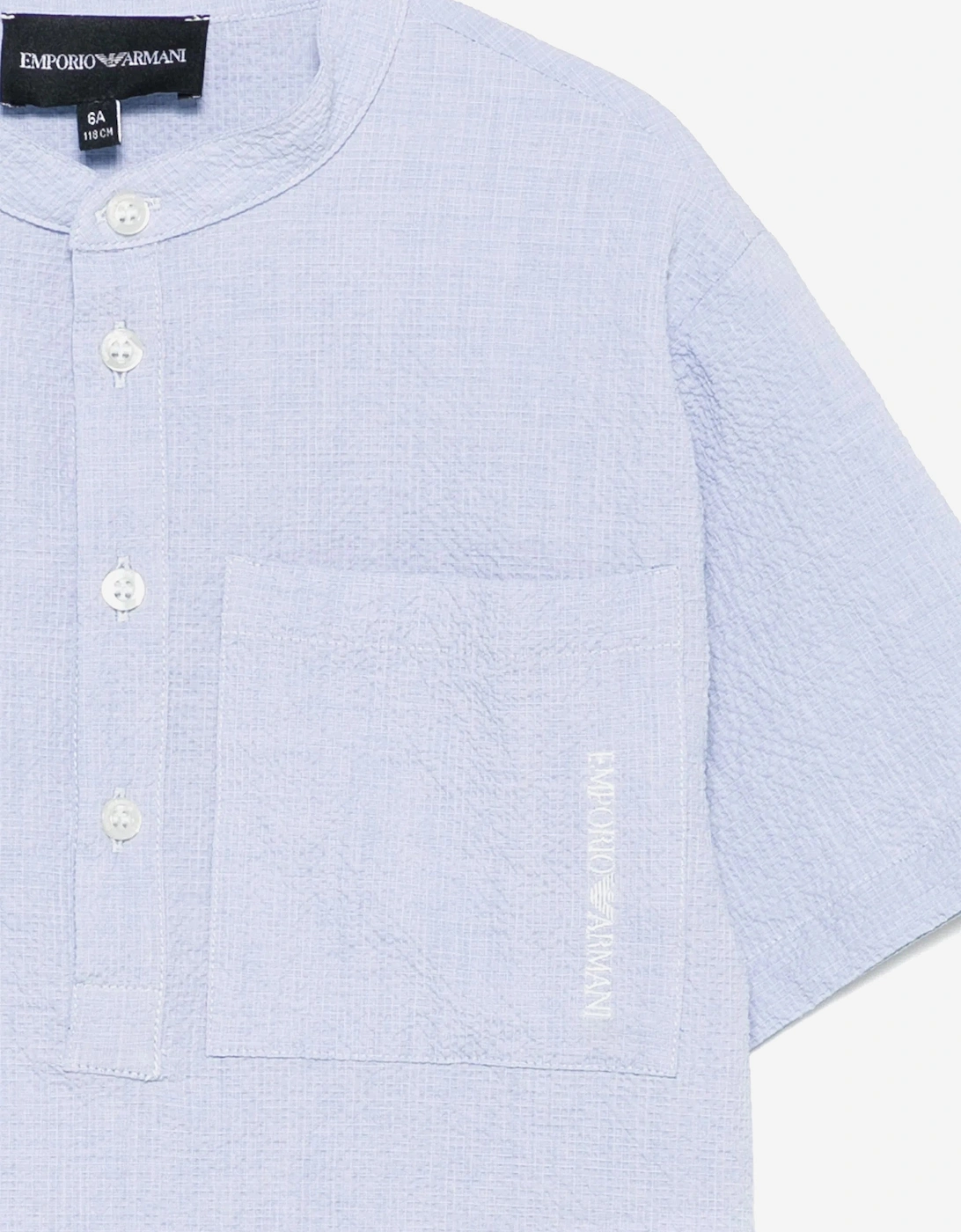 Boys Pocket Shirt in Blue
