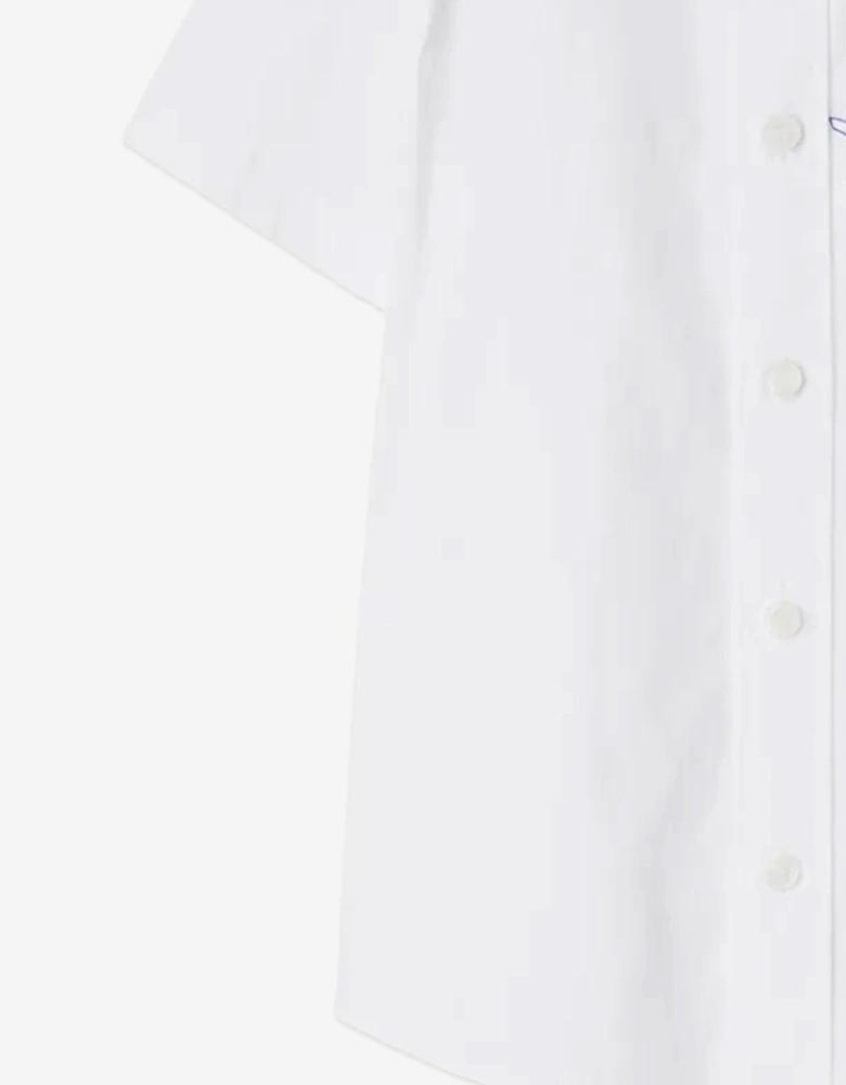 Boys Owen EKD Pocket Shirt in White