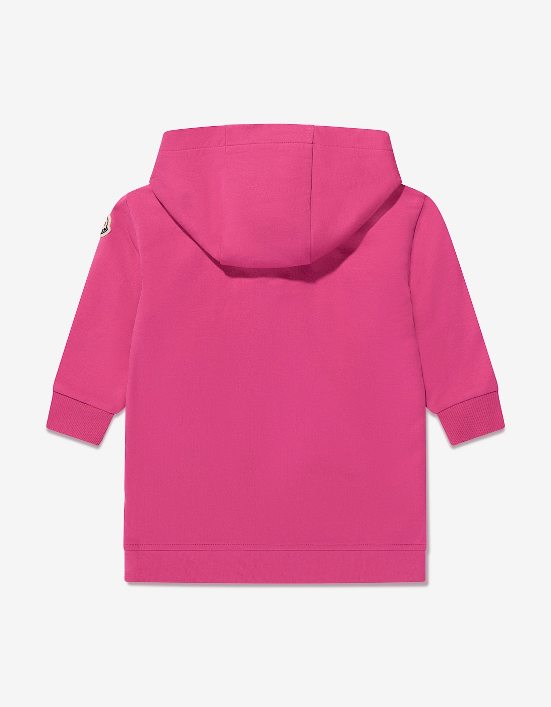 Enfant Baby Girls Hooded Sweater Dress in Pink
