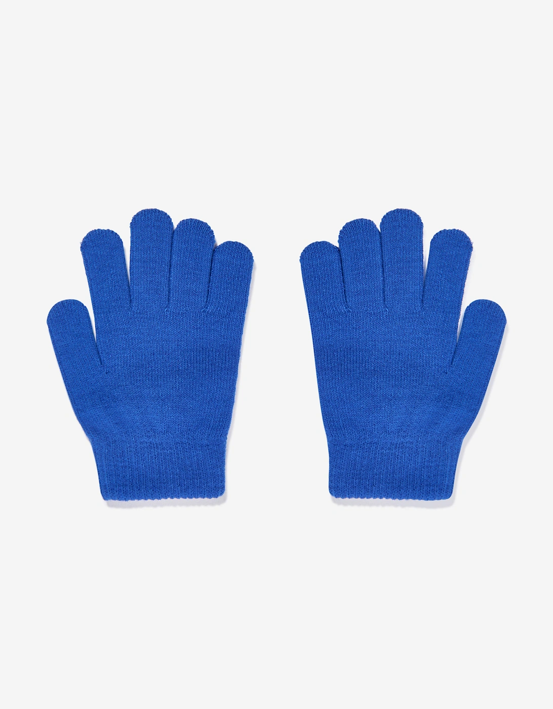 Boys Swoosh Pom Beanie and Glove Set in Blue