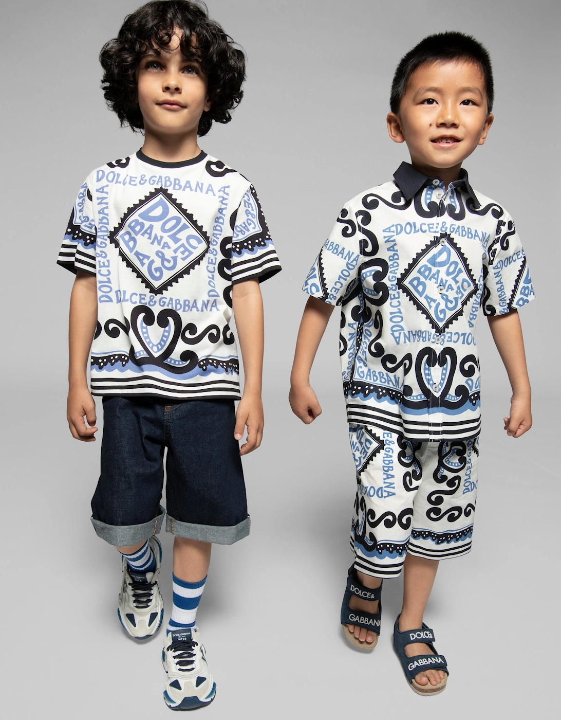 Boys DG Marina Bermuda Shorts in Multicolour