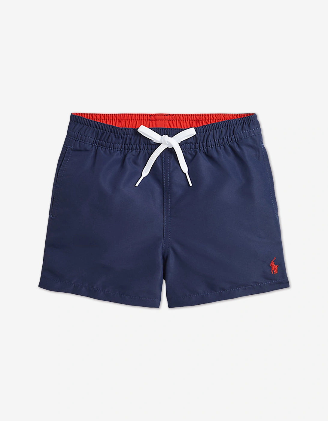 Boys Logo Swim Shorts in Navy, 6 of 5