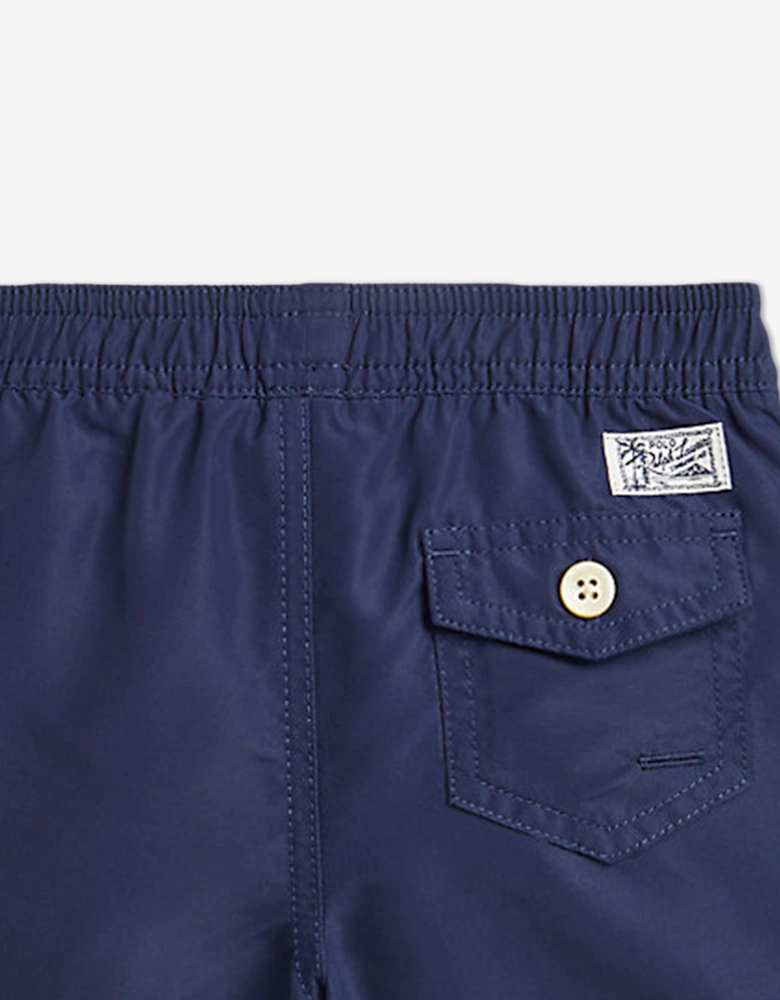 Boys Logo Swim Shorts in Navy
