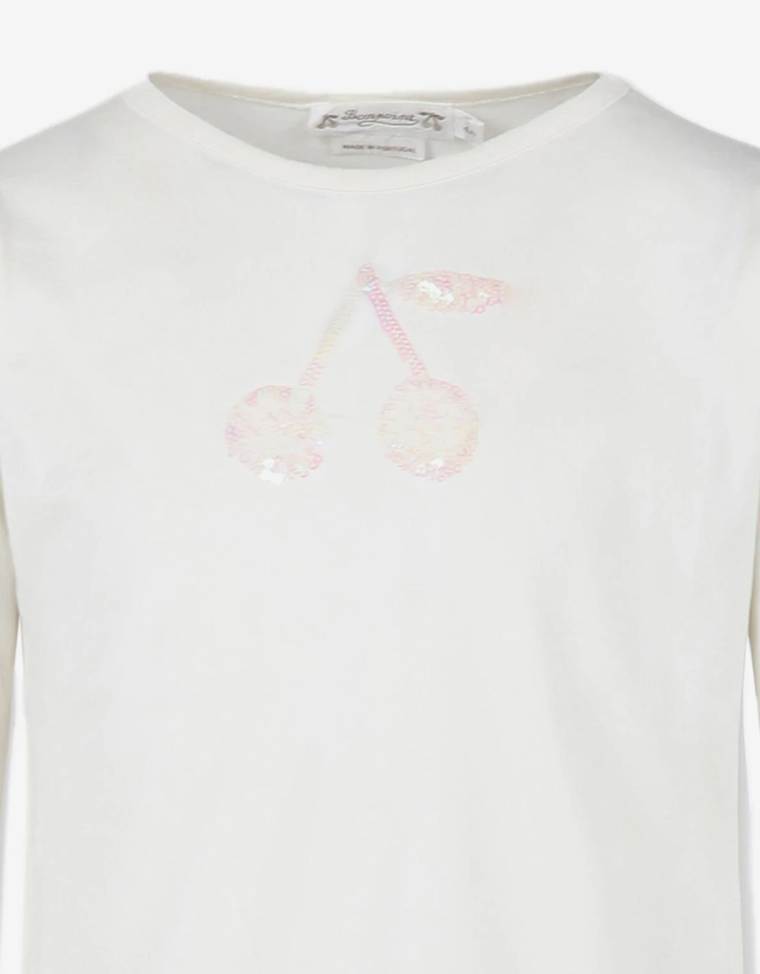 Girls Gracieuse Long Sleeve T-Shirt in White