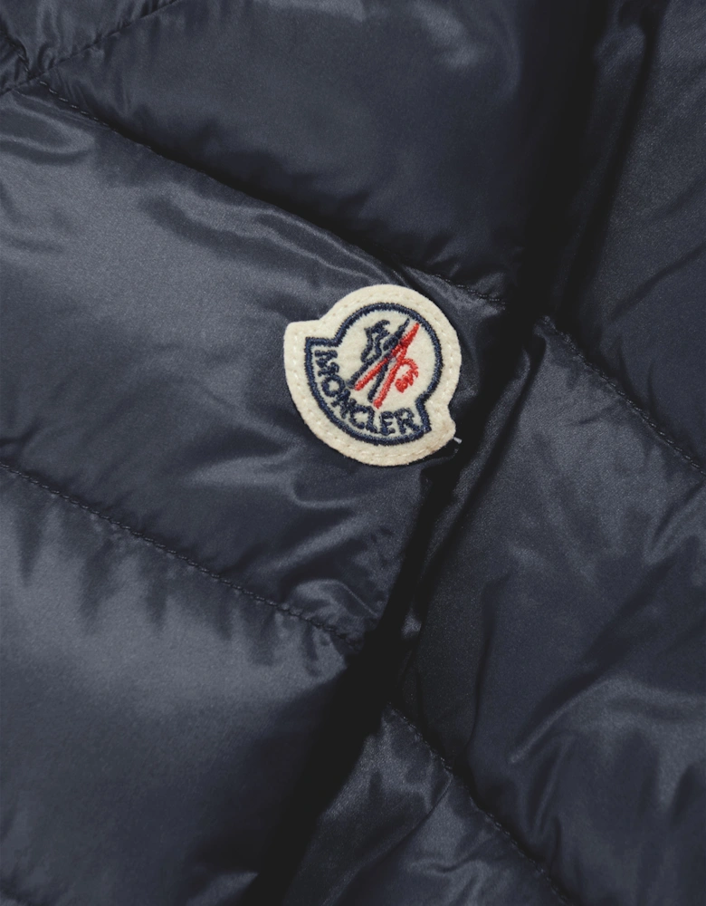 Girls Down Padded Argenno Short Parka in Navy
