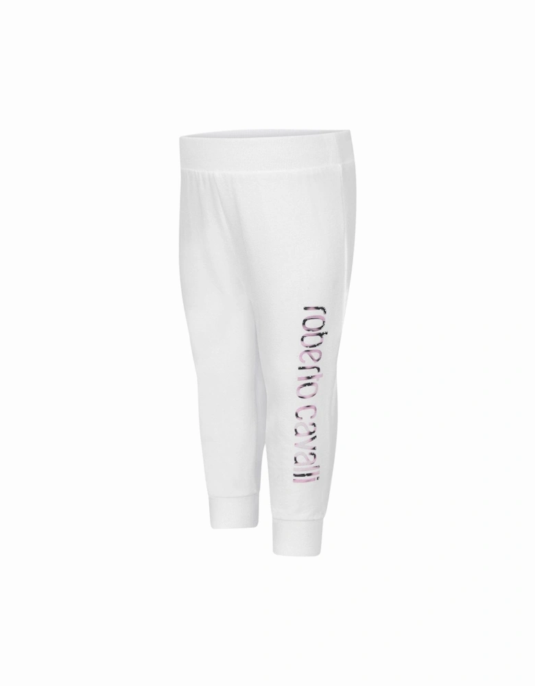Baby Girls Joggers - & Pink Leopard Print Joggers