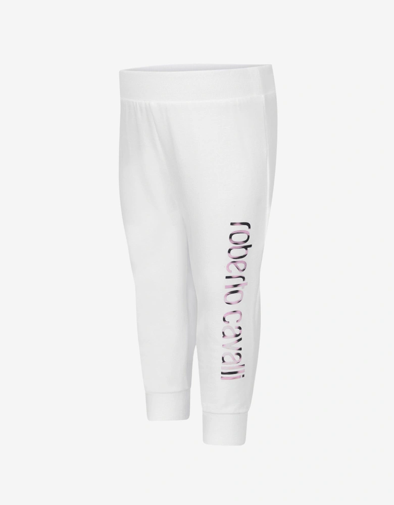Baby Girls Joggers - & Pink Leopard Print Joggers