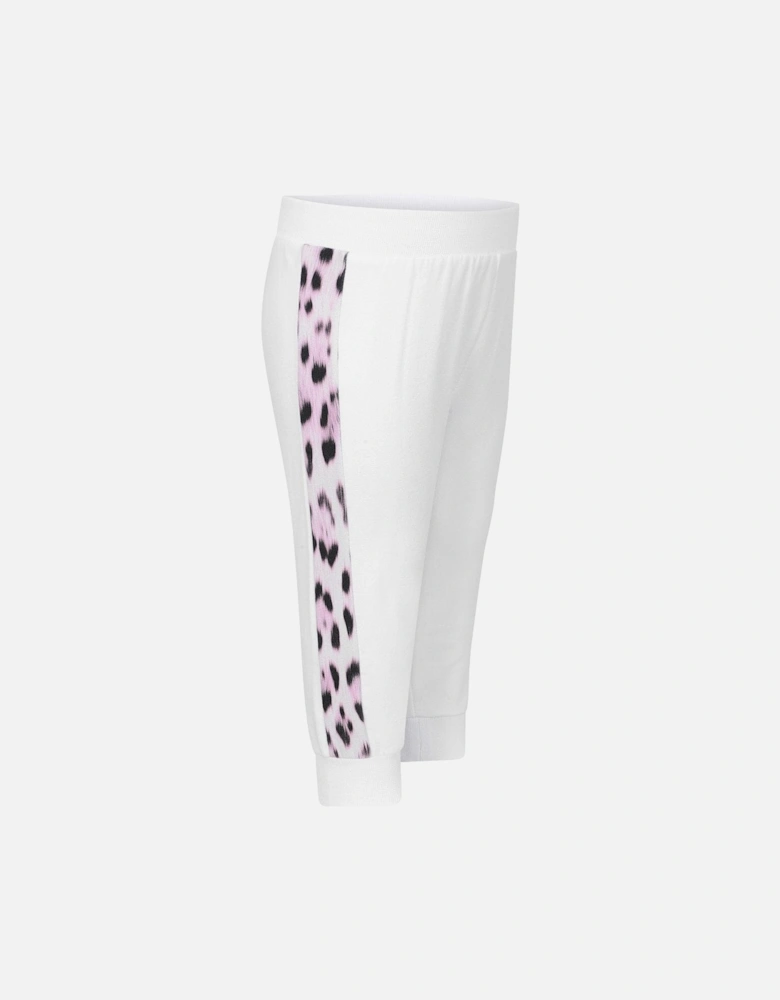 Baby Girls Joggers - & Pink Leopard Print Joggers