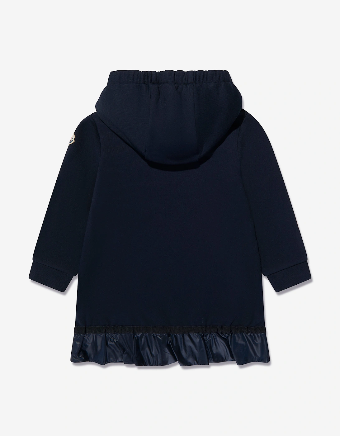 Enfant Girls Hooded Sweater Dress in Navy