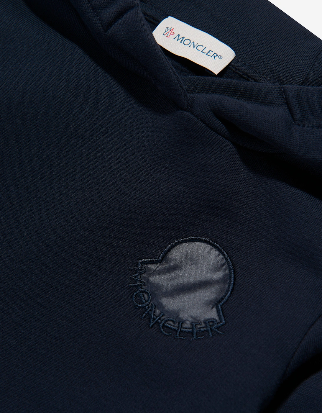 Enfant Girls Hooded Sweater Dress in Navy