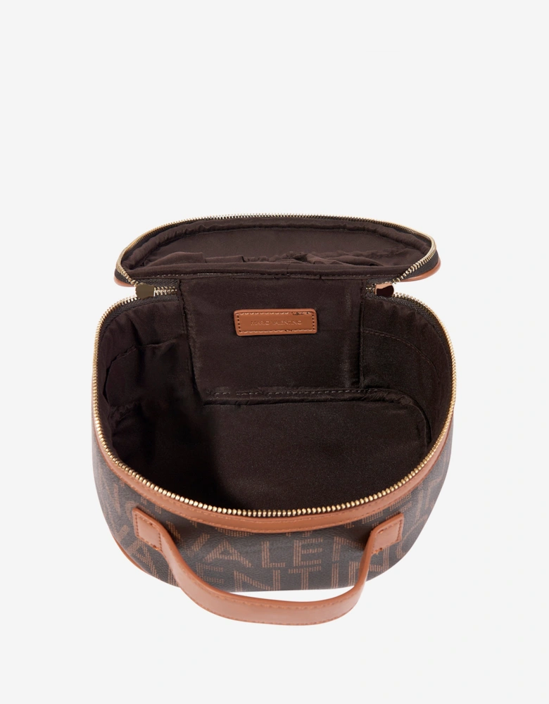 Regina Re Hard Cosmetic Case in Brown (22.5cm)
