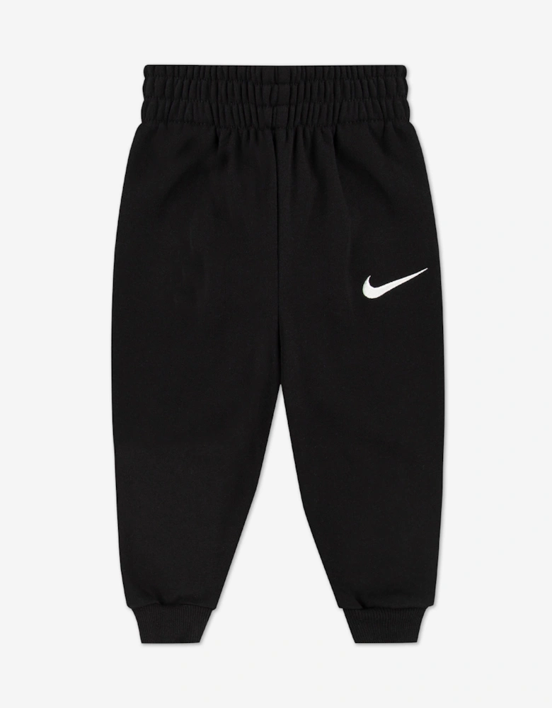 Kids Essential Fleece Tracksuit in Black