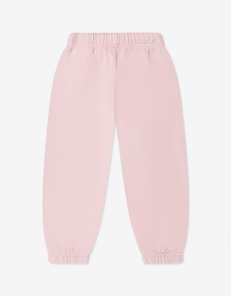 Girls Smiley Brush Joggers in Pink