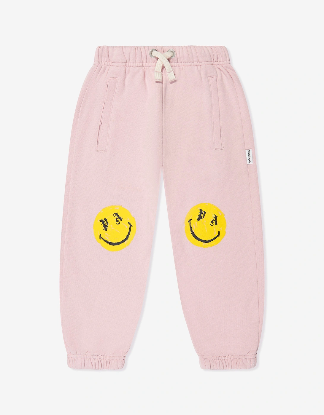 Girls Smiley Brush Joggers in Pink, 5 of 4