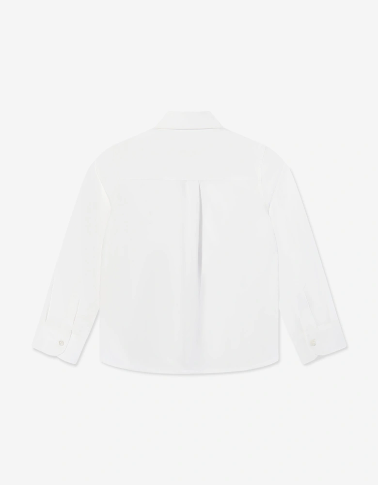 Boys Logo Shirt in White