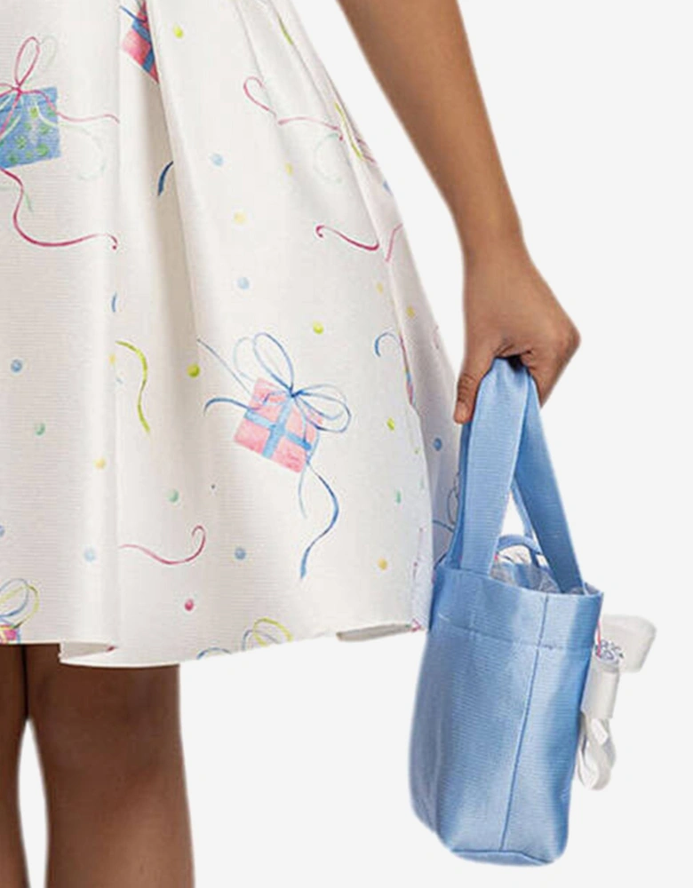 Girls Party Dress with Bag in Blue