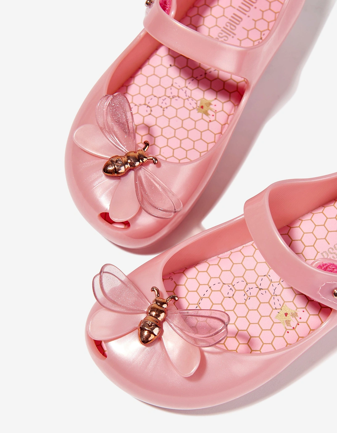 Girls Mini Ultragirl Bugs Ballerinas in Pink