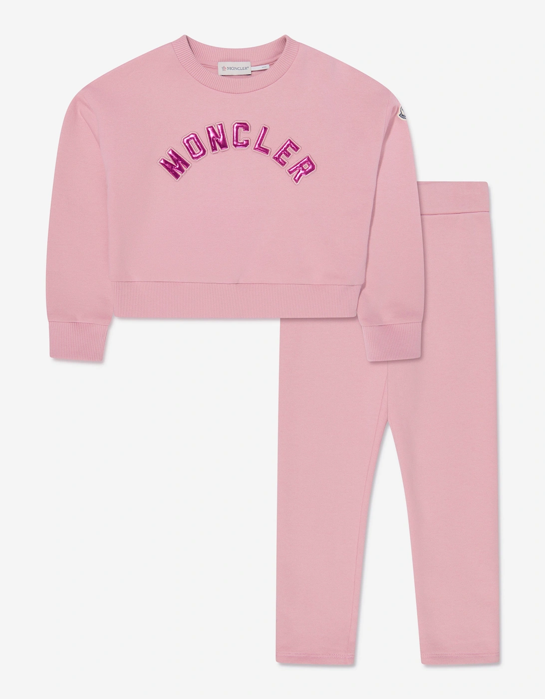 Enfant Girls Sweatshirt And Leggings Set in Pink