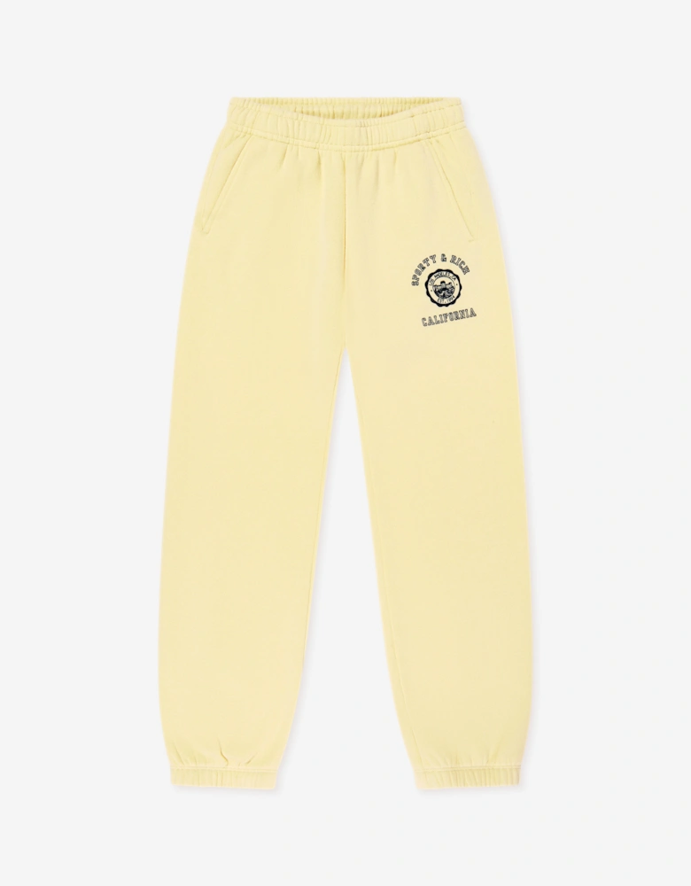 Kids California Emblem Joggers in Yellow