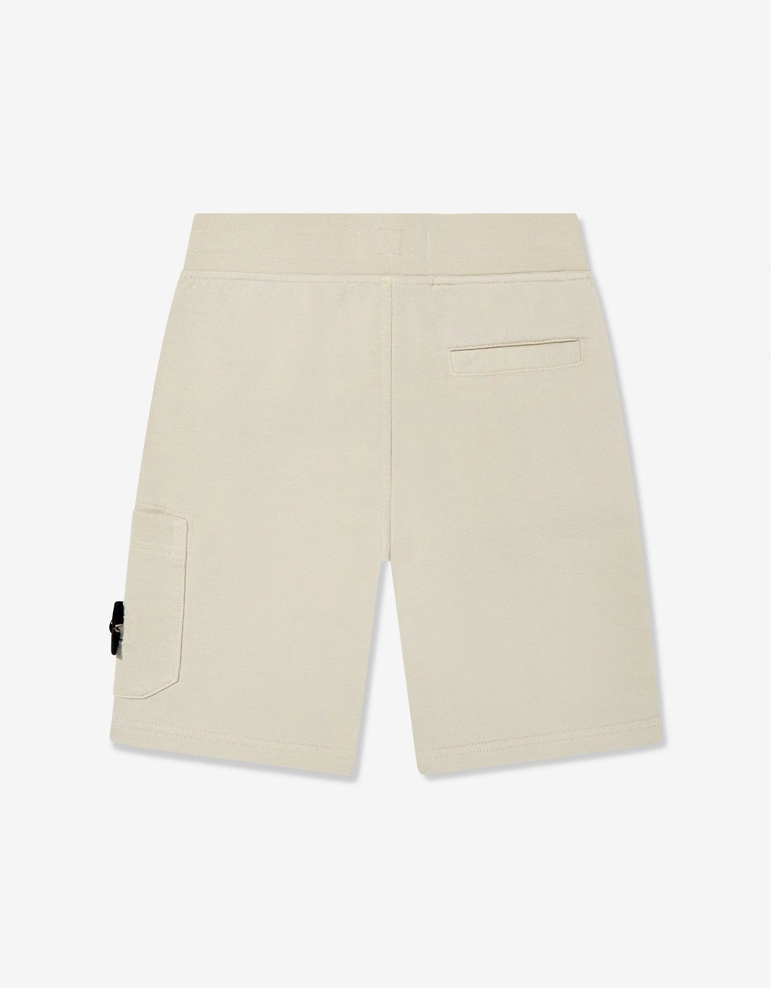 Boys Logo Pocket Shorts in Beige