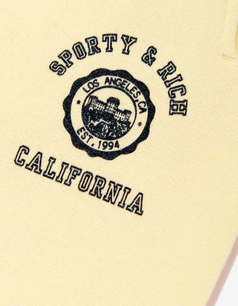 Kids California Emblem Joggers in Yellow