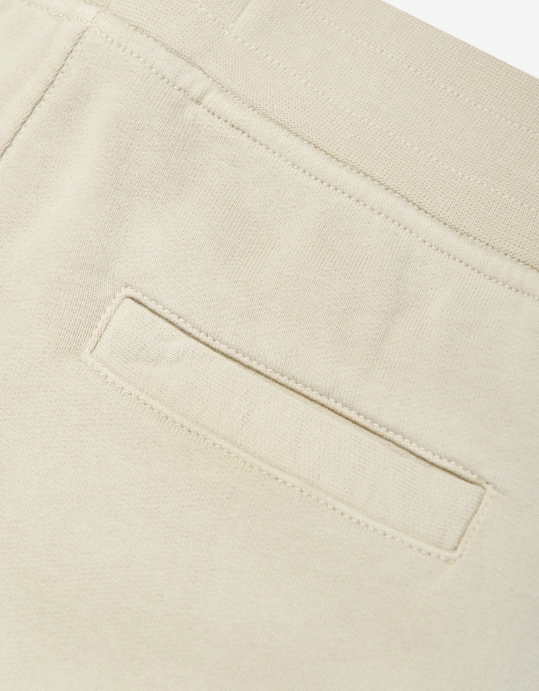 Boys Logo Pocket Shorts in Beige