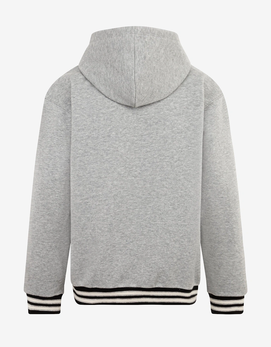 Boys Retro Varsity Hoodie in Grey