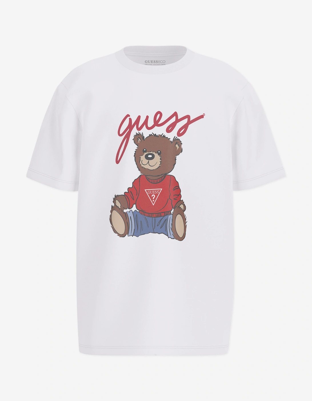 Kids Teddy Bear T-Shirt in White, 5 of 4