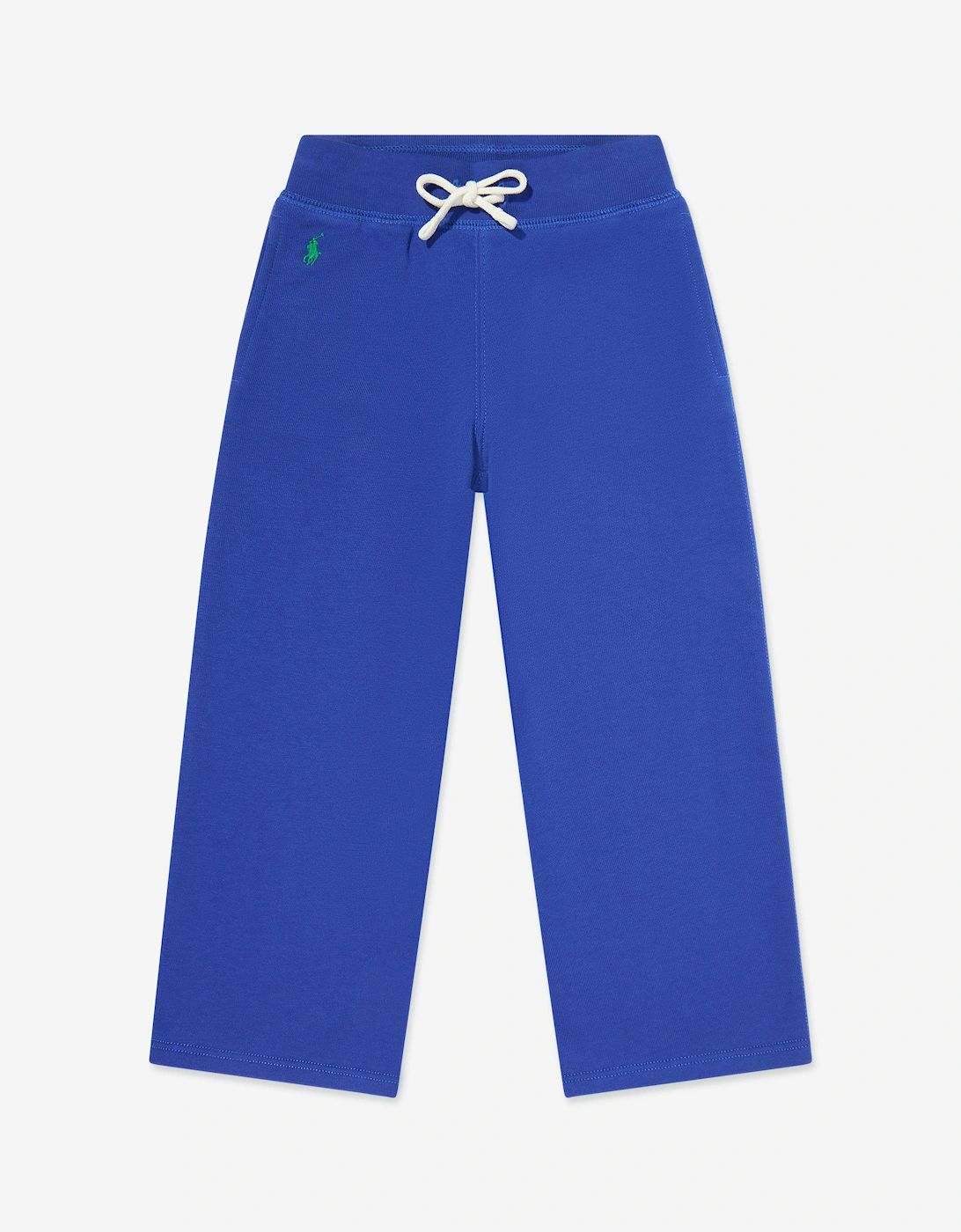 Girls Wide Leg Joggers in Blue, 10 of 9