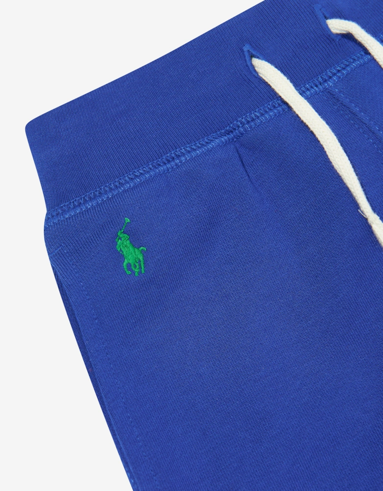 Girls Wide Leg Joggers in Blue