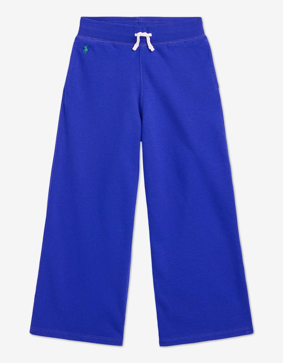Girls Wide Leg Joggers in Blue