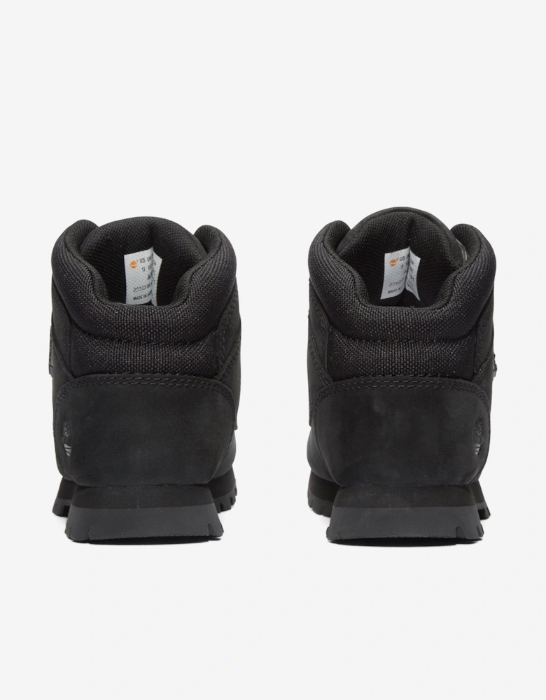 Boys Mid Lace-Up Boots in Black