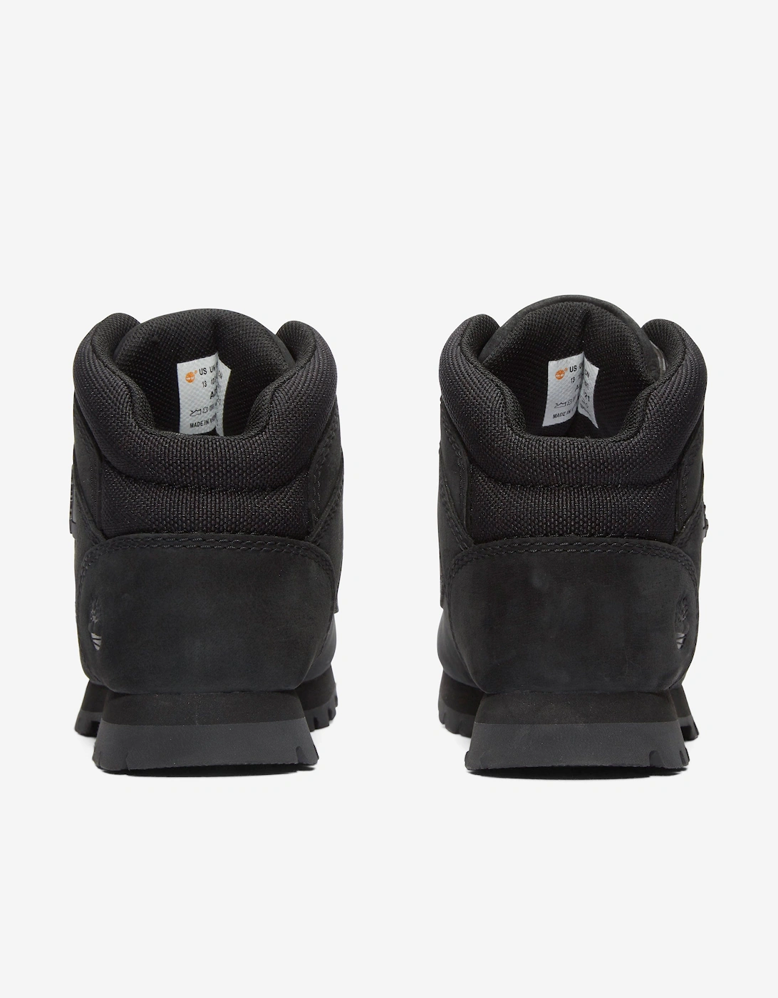 Boys Mid Lace-Up Boots in Black