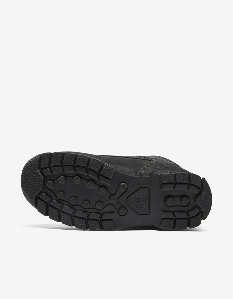 Boys Mid Lace-Up Boots in Black
