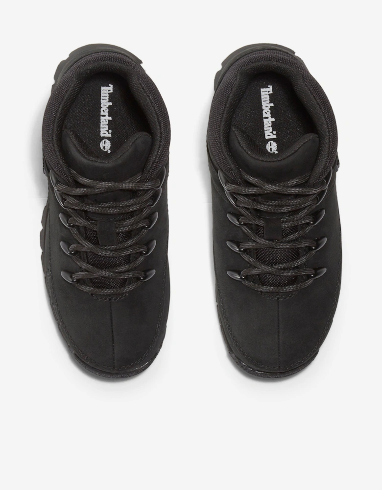 Boys Mid Lace-Up Boots in Black